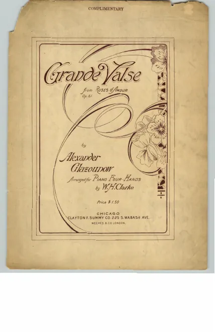 First page of Ruses d'Amour