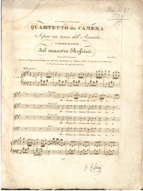 First page of Ridiamo, cantiamo