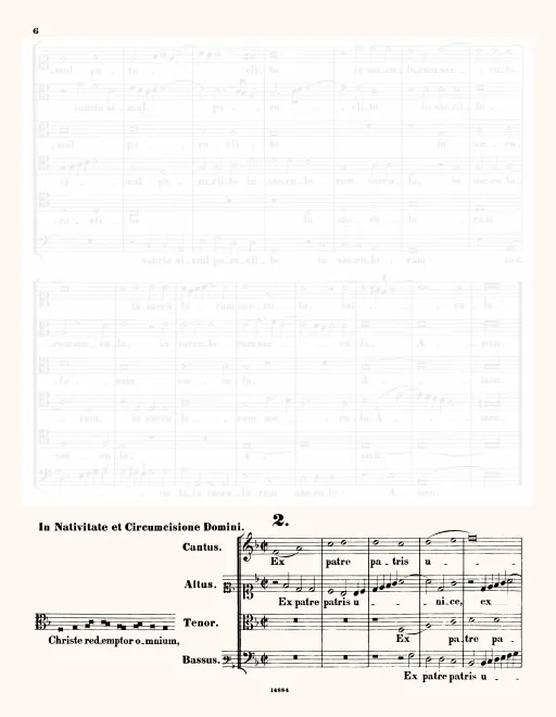 First page of Christe redemptor omnium