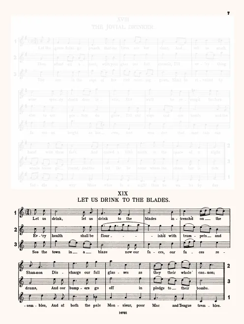 First page of Let Us Drink to the Blades