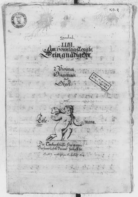First page of Dein gnädig Ohr