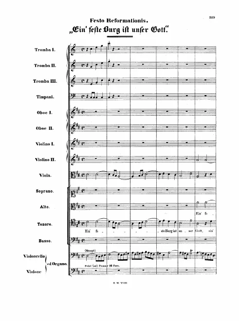 First page of Alles, was von Gott geboren