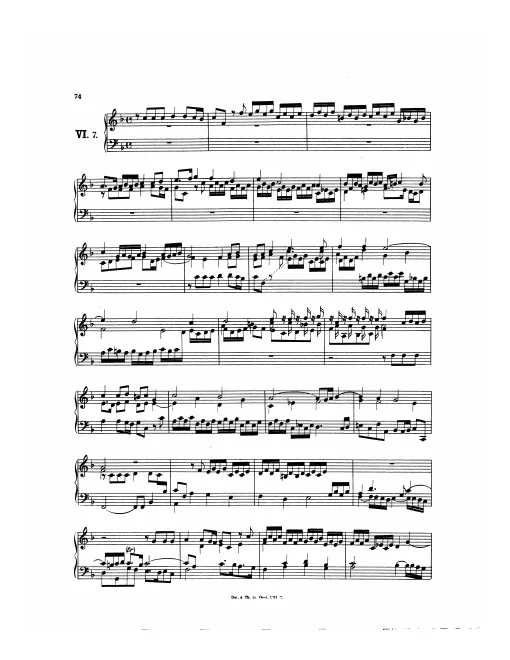 First page of Magnificat Fugue