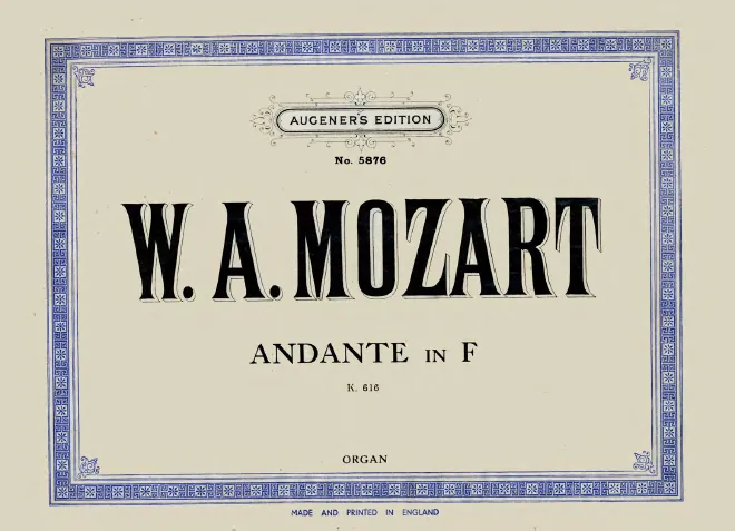 First page of Andante