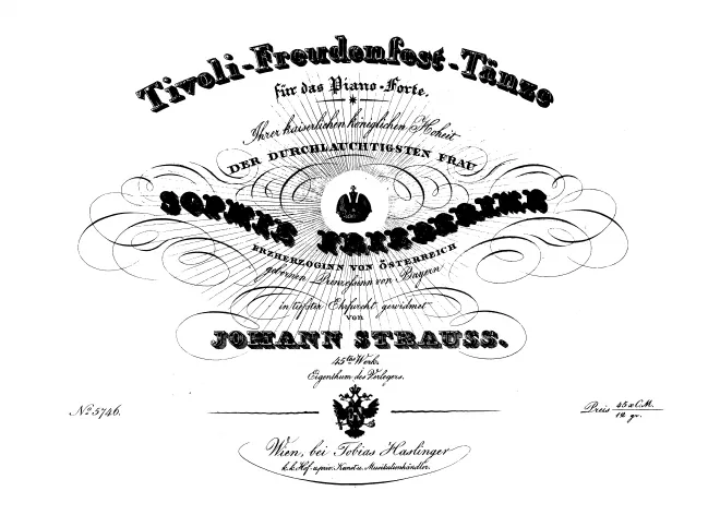 First page of Tivoli-Freudenfest-Tänze