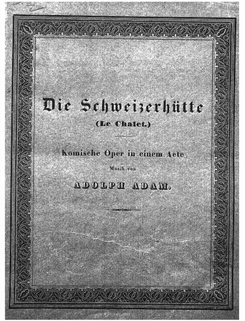 First page of Le chalet