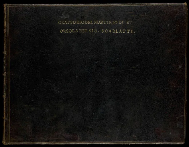 First page of Il martirio di S. Orsola