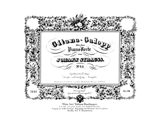 First page of Gitana-Galopp, Op.108