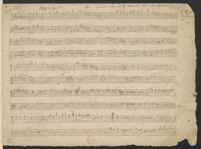 First page of Duo for 2 Flutes
