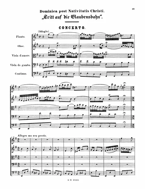 First page of Tritt auf die Glaubensbahn