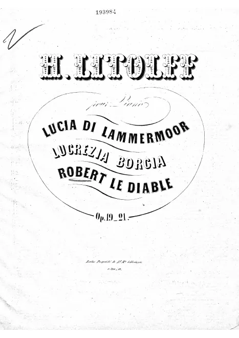 First page of Grand Caprice