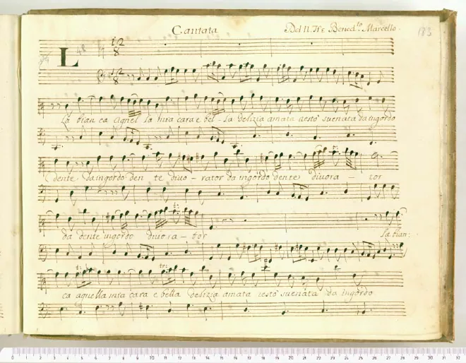 First page of La bianca agnella