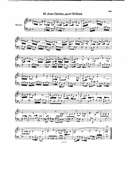 First page of Jesus Christus, unser Heiland, der den Tod überwand