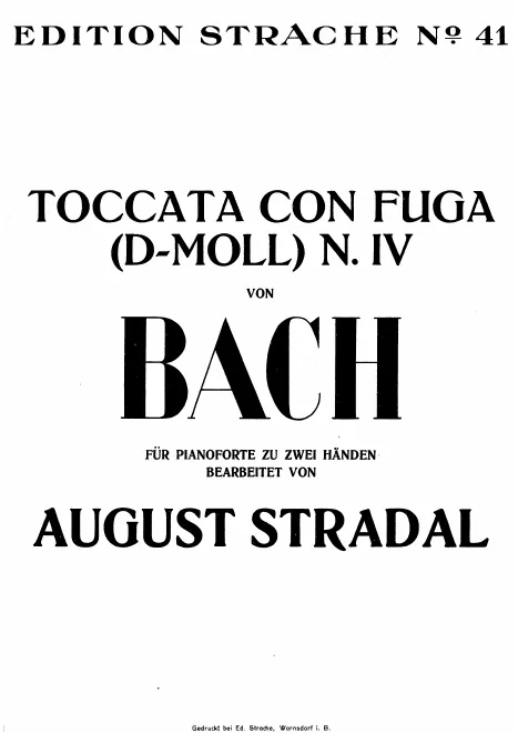 First page of Toccata