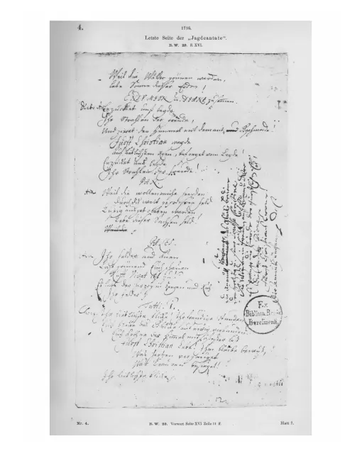 First page of Was mir behagt, ist nur die muntre Jagd