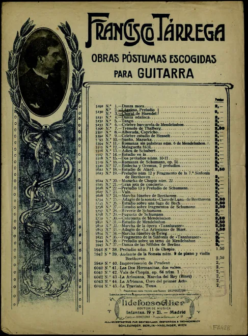 First page of Choral