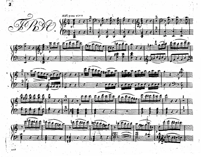 First page of Piano Trio, Op.47