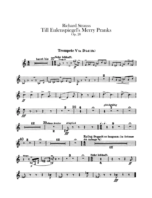 Trumpet 5 (D, ad lib.)