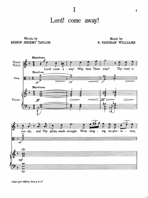 First page of 4 Hymns
