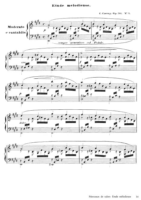 First page of 8 Morceaux de salon
