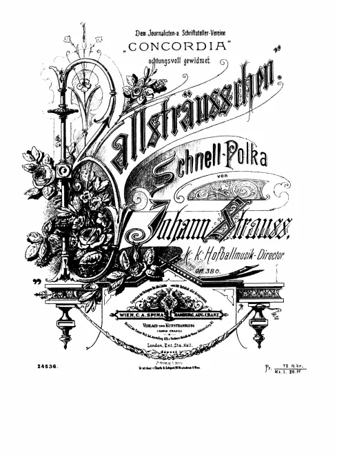 First page of Ballsträusschen