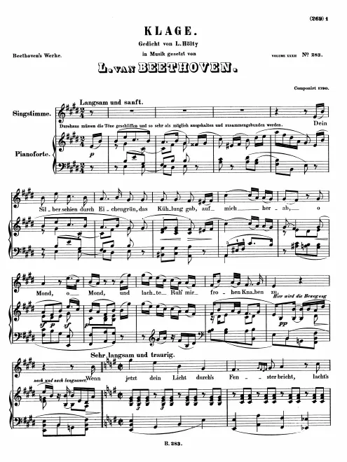 First page of Klage