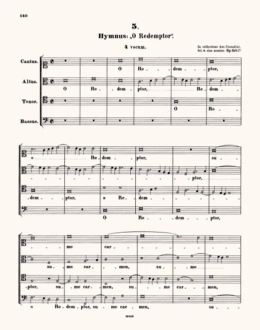 First page of O Redemptor