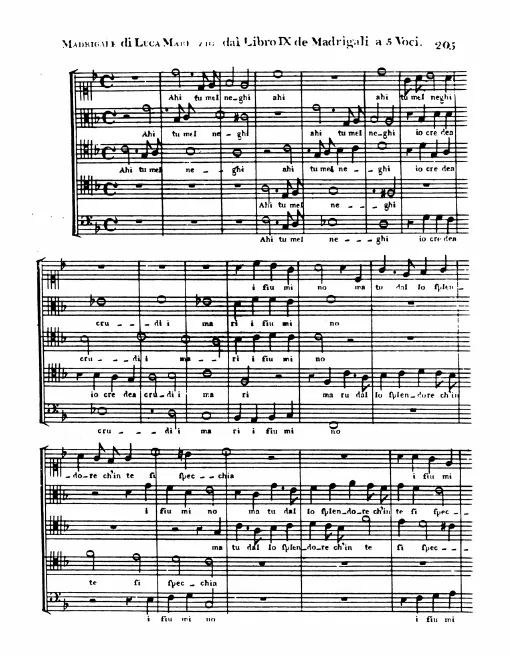 First page of Fiume ch’a l’onde tue