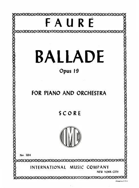 First page of Ballade