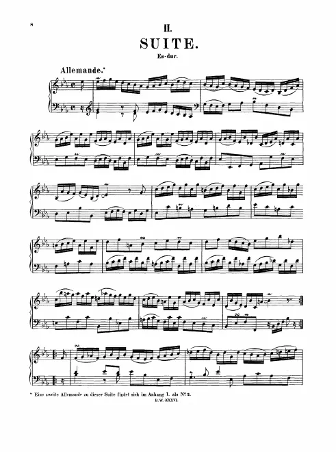 First page of Suite