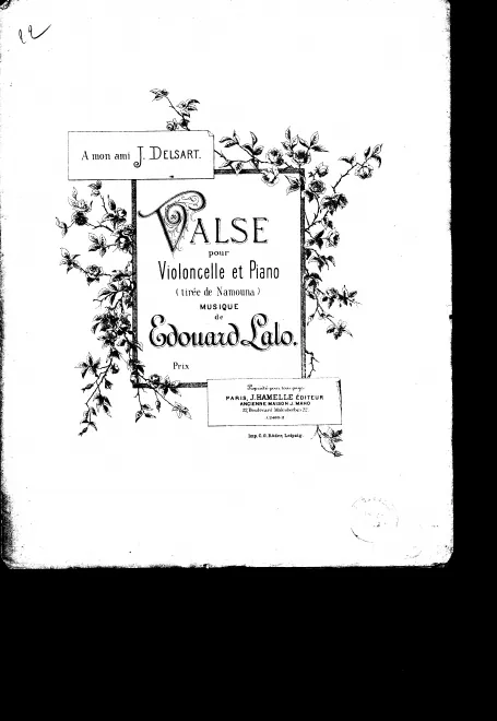 First page of Valse