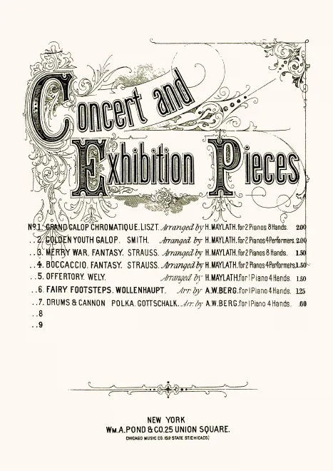 First page of Drums and Cannon