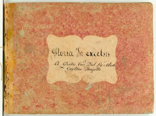First page of Gloria in excelsis