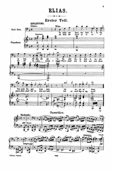 First page of Elijah