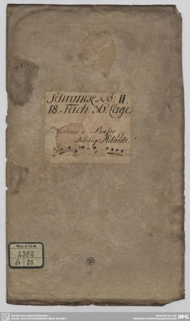 First page of Trio Sonata