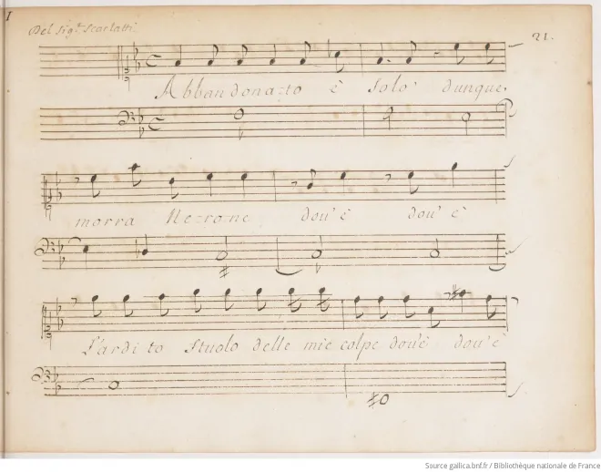 First page of Abbandonato e solo