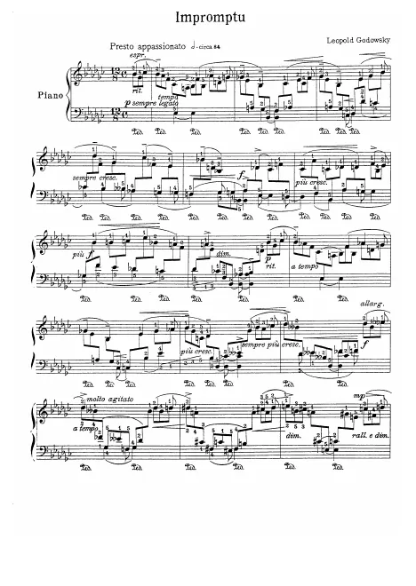 First page of Impromptu