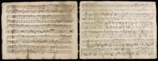 First page of Peno e del mio penar
