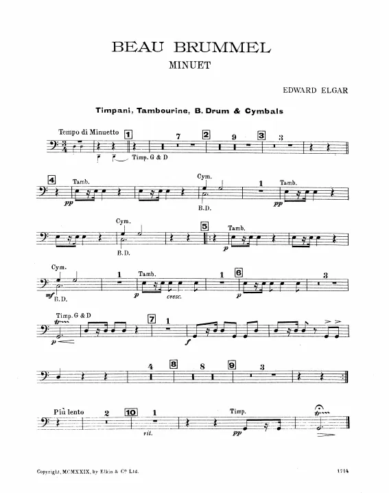 Timpani/Tambourine/Bass Drum/Cymbals