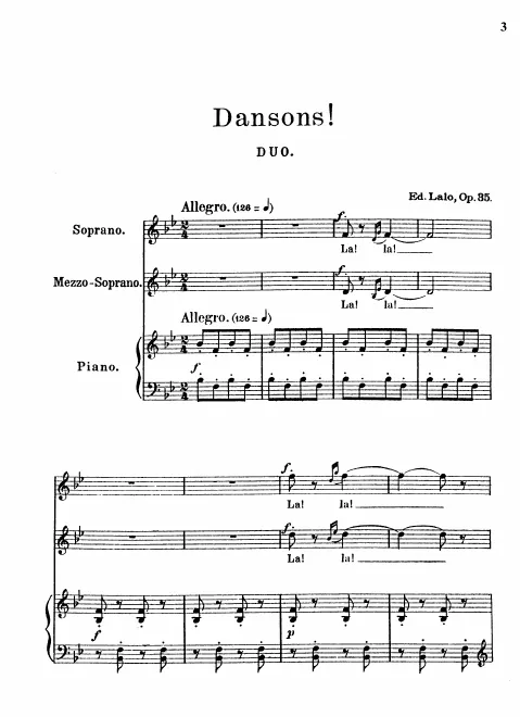 First page of Dansons