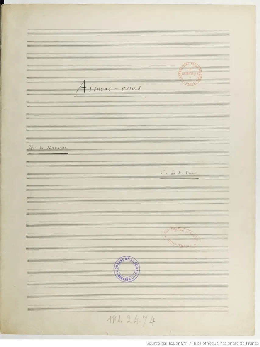 First page of Aimons-nous
