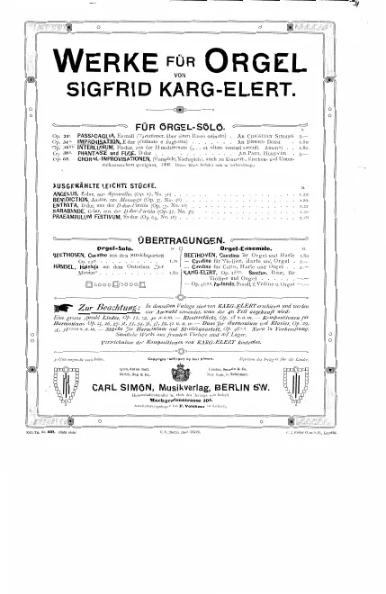 First page of Improvisation
