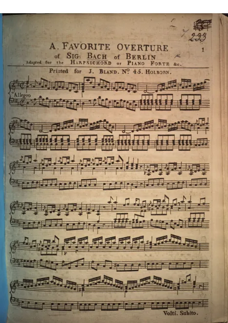 First page of Symphony in D major