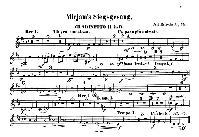 Clarinet 2 (B♭)