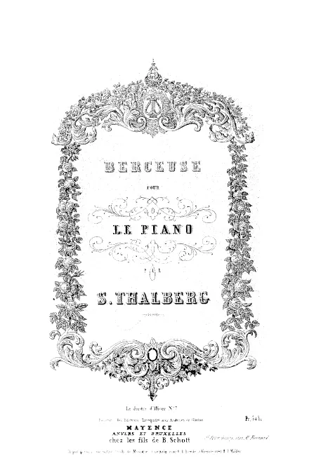First page of Berceuse