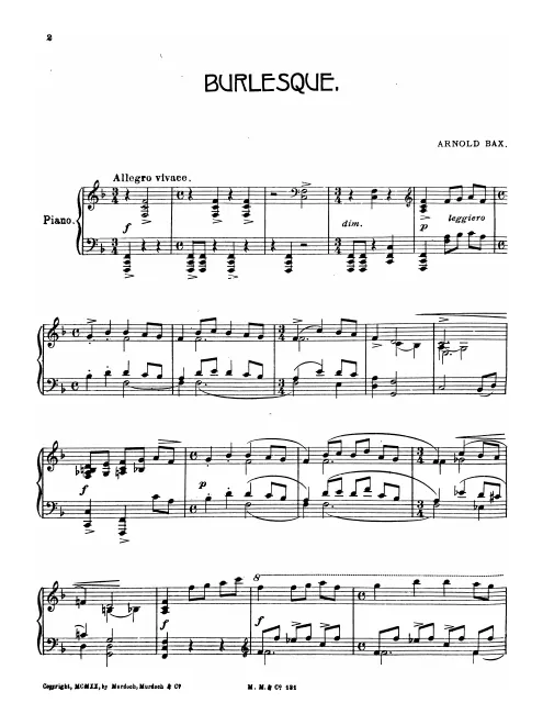 First page of Burlesque