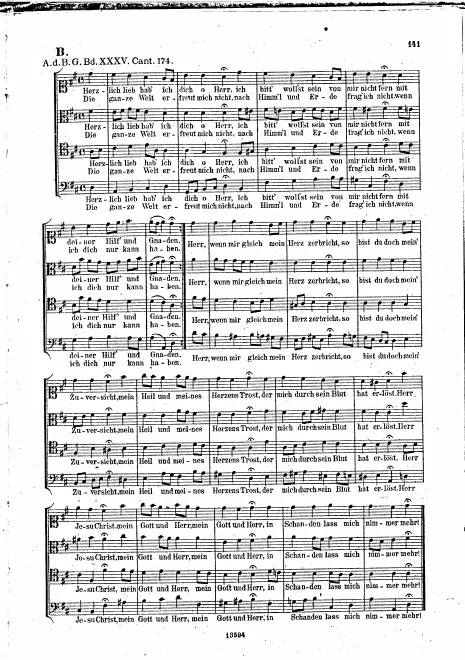 5. Chorale: Herzlich lieb hab ich dich, o Herr