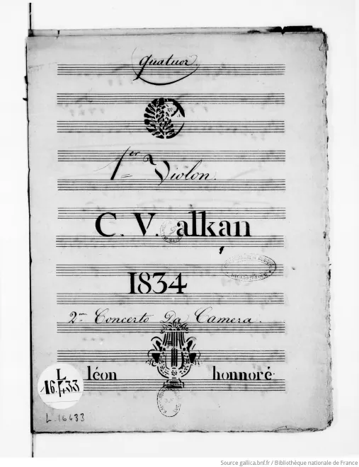 First page of Concerti da Camera