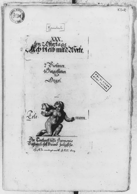 First page of Ach bleib mit deinem Worte