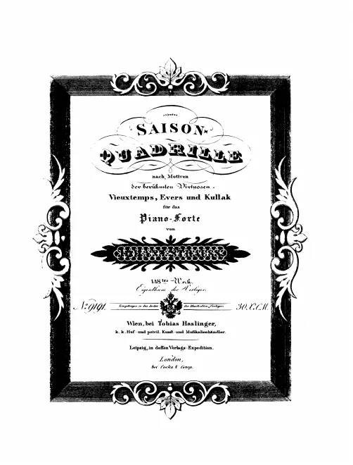 First page of Saison-Quadrille